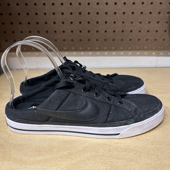 NikeCourt Legacy Mule Black White Slip-On Shoes Women’s Size 10 (DB3970-001) - Picture 4 of 9